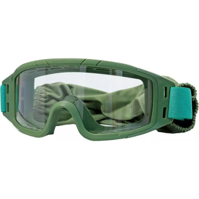 Очки-маска защитная SHOTTIME PUMA (зеленый, прозрачный) GST-037-AG-C